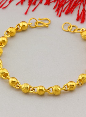 9999黄金色礼物时尚饰品送耳钉