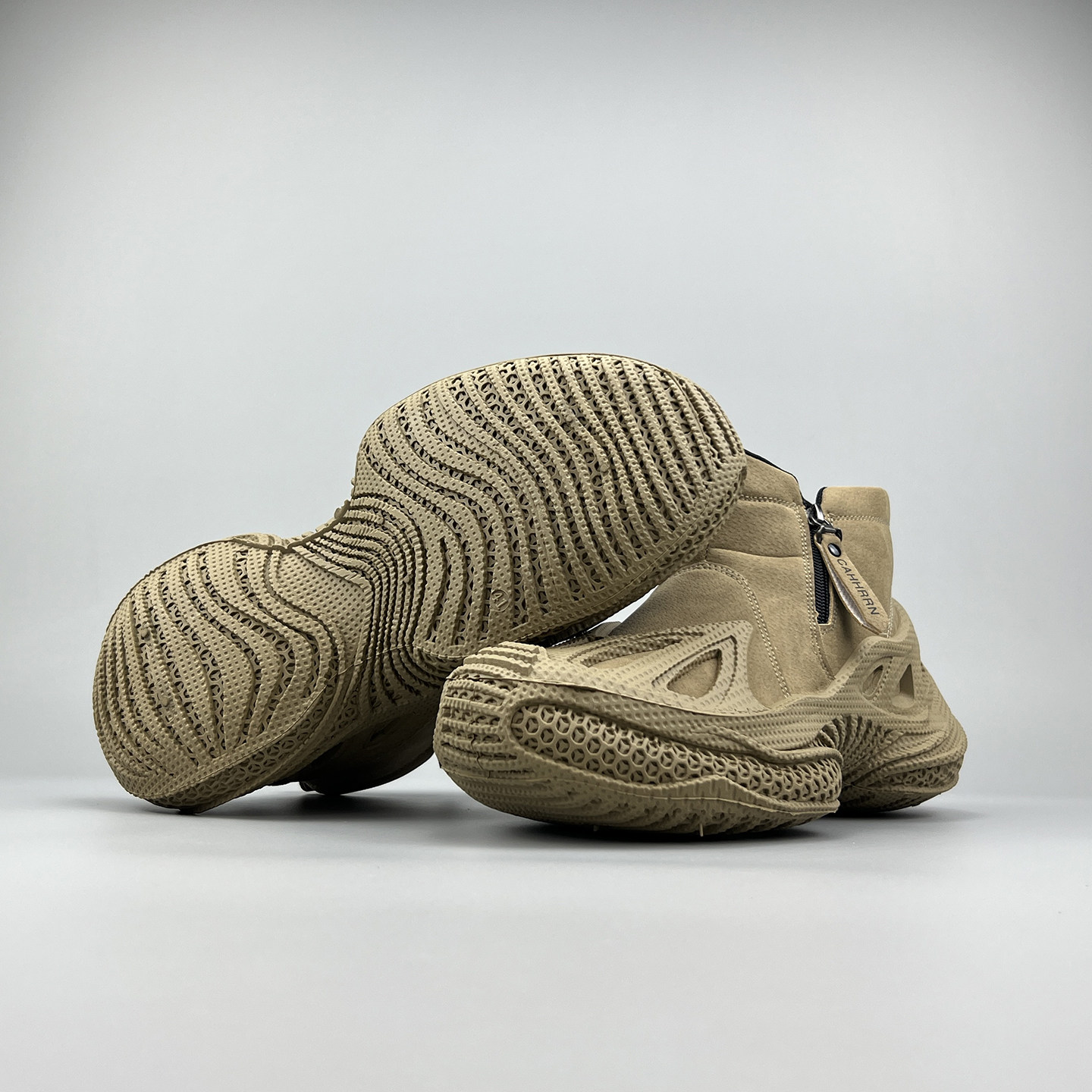 外贸男士春秋高帮拉链款机甲鞋厚底增高复古一脚蹬老爹鞋户外潮鞋,淘宝优惠券,粉丝福利购,淘宝优惠卷