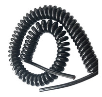 Pure copper diCore spring wire elastic wire spiral cable abrasion resistant wire power cord 2 * 0 3 not stretch 1 m