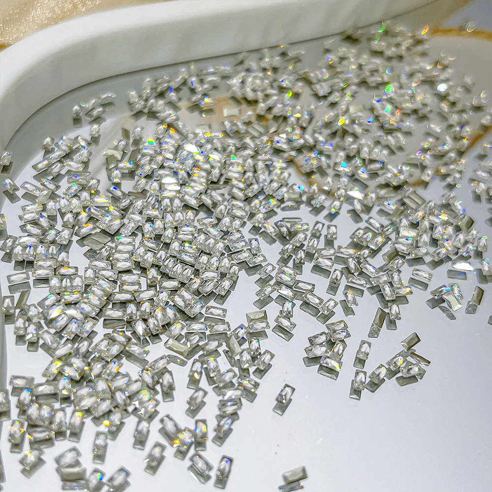 爆闪小长方平底锆石钻美甲饰品迷你直角异形钻水晶钻石指甲装饰贴,淘宝优惠券,粉丝福利购,淘宝优惠卷