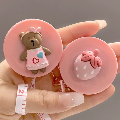 Ленточная линейка домохозяйства мягкой линейки измеряет трюк портативной рисовой линейки, окружности талии, бюста, ягодиц, симпатичной портативной кожаной линейки