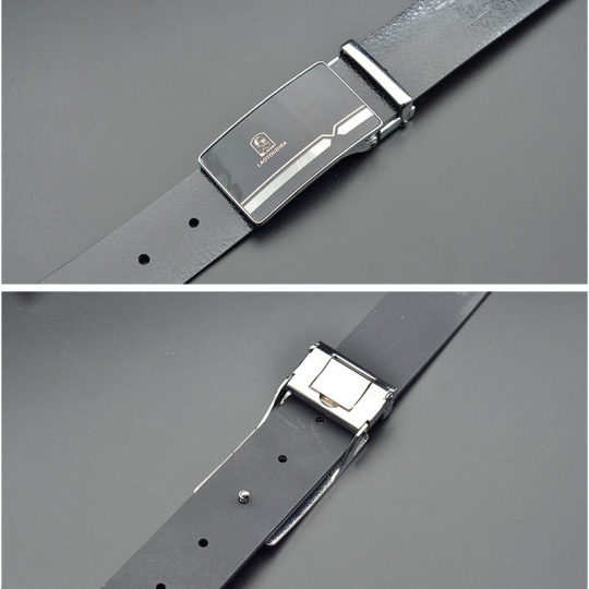 Alloy belt buckle punched smooth buckle belt head