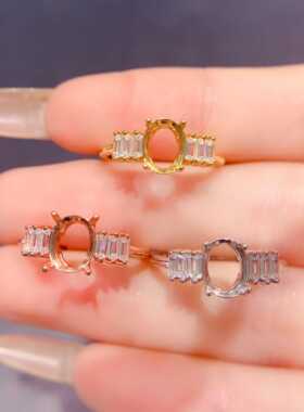 女王6*8mm戒指s925纯银时尚