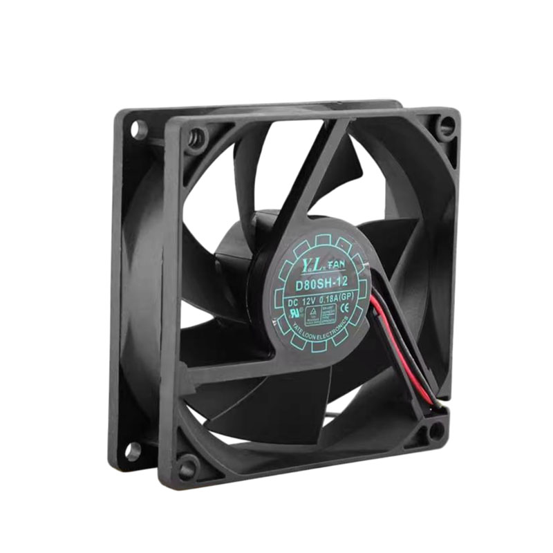 悦伦YALN D80SH-12 8025 12V 0.18A 8CM 静音ups机箱电源散热风扇 - 图0