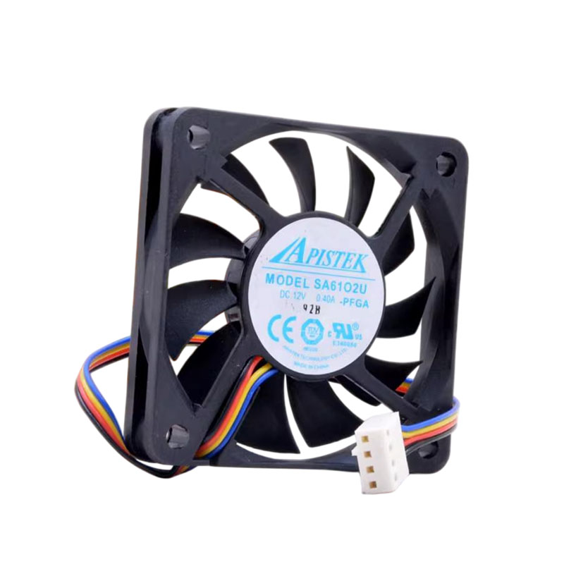 全新PISTEK SA61O2U HD110 API 12V 0.40A 6010  温控散热风扇6cm - 图0