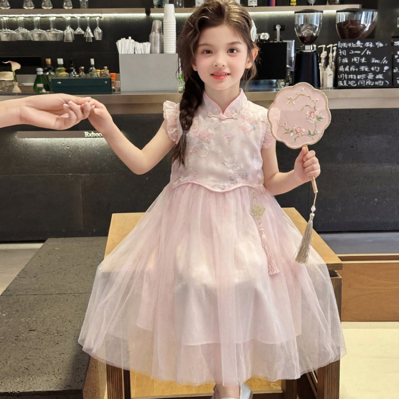 女童连衣裙夏季2026新款洋气儿童国风仙女汉服女孩夏装超好看裙子