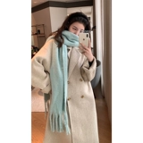 Зимнее двусторонное шерстяное пальто, изысканный стиль, свободный крой