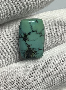 湖北原矿绿松石散珠鼓珠配饰星月金刚菩提配件佛珠松石diy饰品