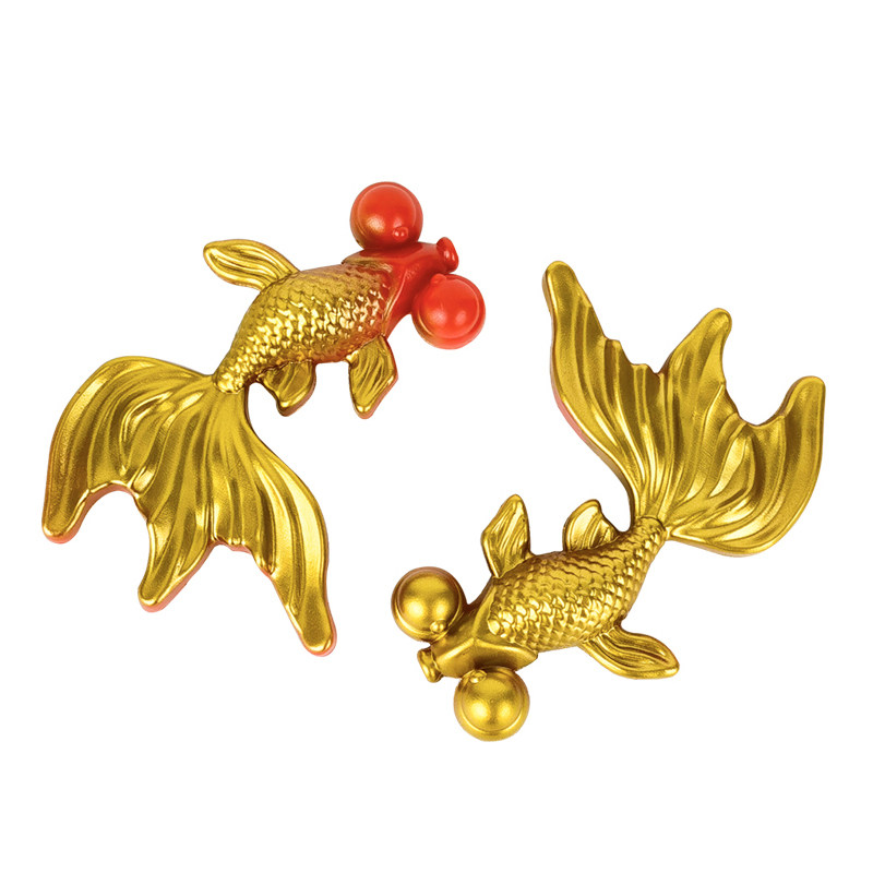 祝寿老人寿婆蛋糕装饰金鱼富贵竹寿桃长寿面奶奶爷爷生日过寿摆件