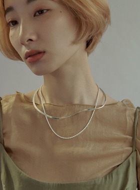 GOLDY双层弯曲3way项链chocker