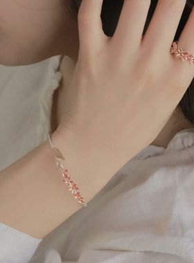 日韩系桂花金属戒指指环