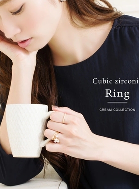 轻奢拼邮日系关节小众设计戒指