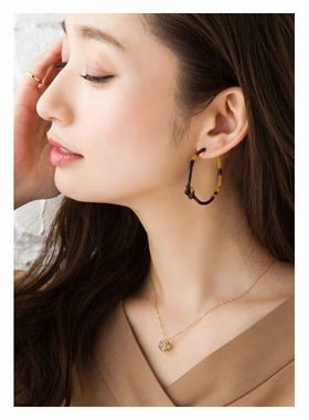 拼邮日系正方体吊坠项链