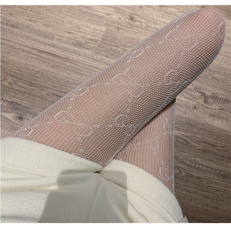 性感时尚提花定制开裆小网袜女玫瑰腾花月亮连裤袜超薄百搭长筒袜,淘宝优惠券,粉丝福利购,淘宝优惠卷