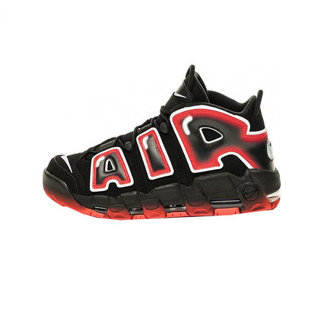black and red air uptempo