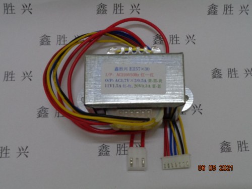 空调变压器220V转11V1.5A,1.7V×2/0.5A,20V0.3A适用长虹DB-25-01 - 图0