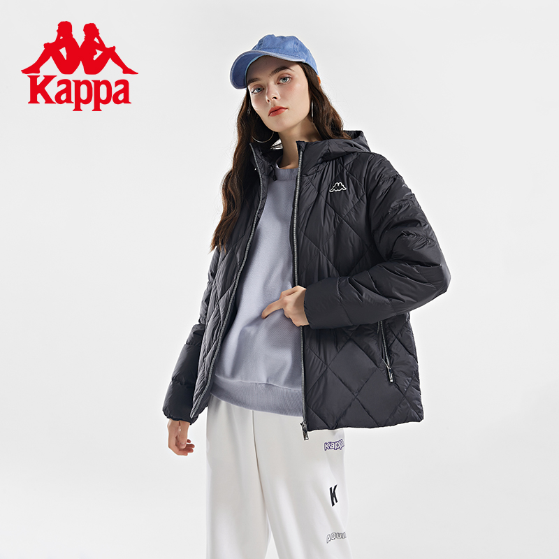 Kappa卡帕羽绒服新款冬女80%羽绒服连帽防寒服K0B82YY11-图3