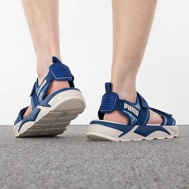 PUMA彪马运动男鞋女鞋夏季新款百搭外穿沙滩鞋情侣凉鞋387237 - 图1