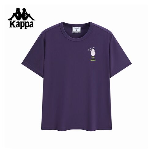 Kappa卡帕女装秋季新款运动休闲简约百搭短袖T恤K0F62TD73 - 图0