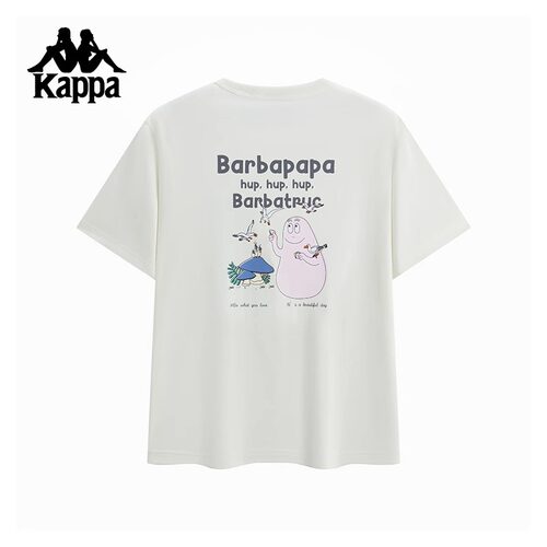 Kappa卡帕女装秋季新款运动休闲简约百搭短袖T恤K0F62TD73 - 图1