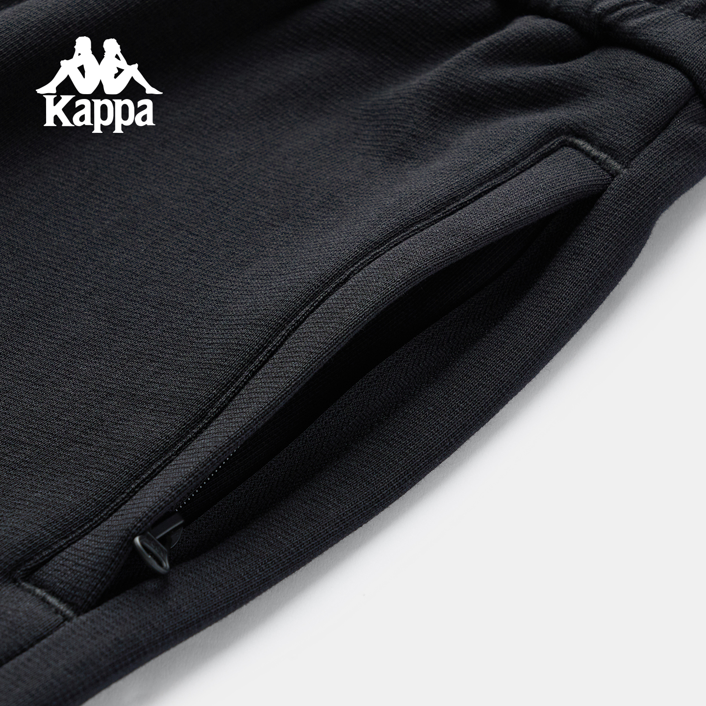 Kappa卡帕男裤2025冬季新款百搭针织纯棉运动休闲长裤K0F72AK71 - 图2