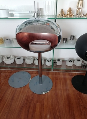 高脚壁炉真火炉户外室内装饰高端大气全镀铬酒精炉