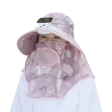 Вентилятор, летняя шапка для взрослых на солнечной энергии, солнцезащитная шляпа с зарядкой, с LED дисплеем