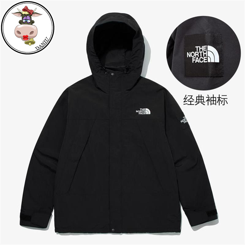 大牛韩代TheNorthFace北面男女款防水带肩标冲锋衣NI3BN53J-图2