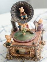 Retro Gramophonic Machine Music Box Classical Octaonic Box Girl Princess Girl Birthday Girl Birthday Girl Girlfriends Girlfriends
