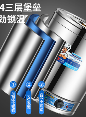 馋娃多功能商用大容量电热蒸煮桶