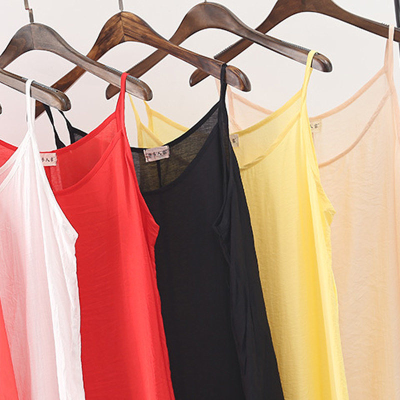 2025新款吊带裙女夏内搭太透连衣裙黑白色紫色打底裙掉吊裙子衬裙,淘宝优惠券,粉丝福利购,淘宝优惠卷