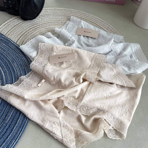 满3条包邮！小兰裙F032蕾丝提花无痕莫代尔性感petite内裤女 - 图2