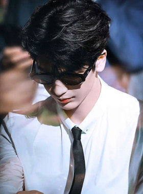 个性猫眼墨镜男长圆脸优雅高级感