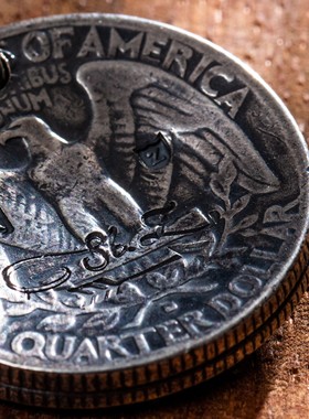 STZ男女银饰品老银币吊坠