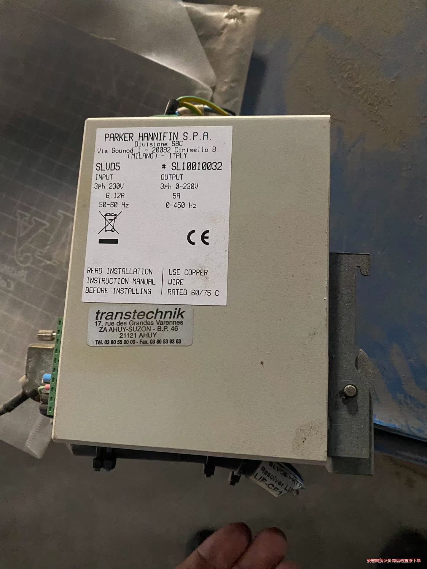 特价处理派克伺服驱动器SLVD5   一个成色如图，功能包好议价商品 - 图0