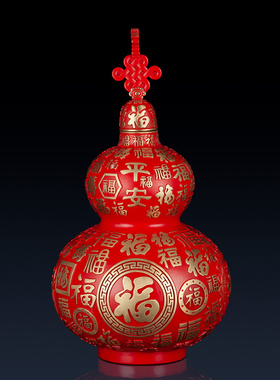 纯黄铜万福葫芦摆件家居装饰品葫芦摆件客厅饰品铜葫芦工艺品礼品