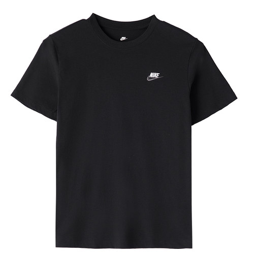 黑色耐克短袖男士2026新款运动服装跑步圆领透气纯棉t恤AR4999 - 图3