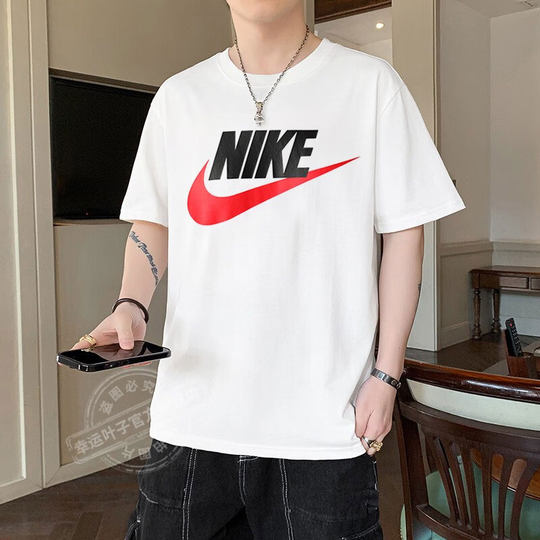 Nike T-shirt men's winter new sportswear comfortable bottoming shirt round neck casual clothing half-sleeved breathable short-sleeved