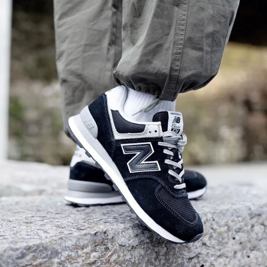 New Balance NB官方新款男女情侣复古运动休闲鞋老爹鞋ML574EVB-图1