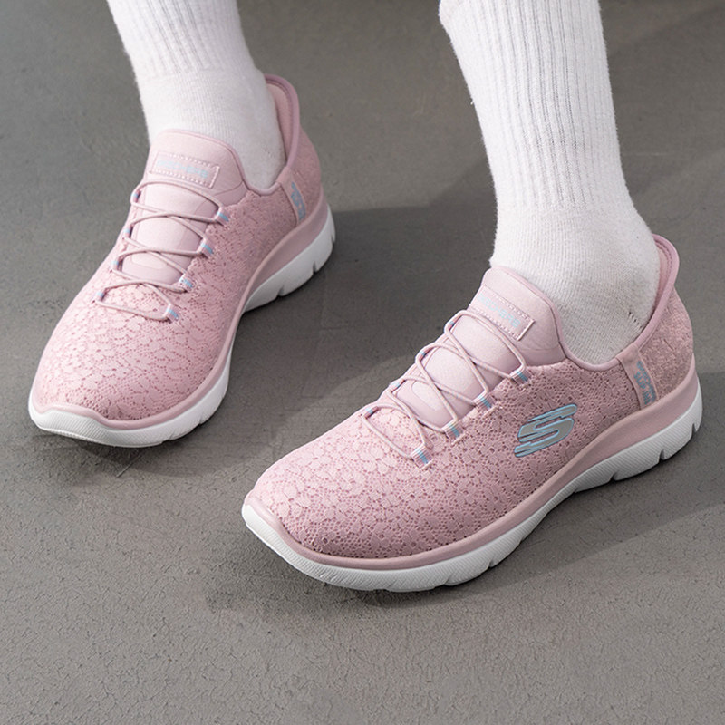 斯凯奇休闲鞋女鞋2026新款春季一脚蹬穿脱休闲鞋子轻便透气运动鞋,淘宝优惠券,粉丝福利购,淘宝优惠卷