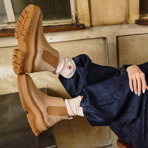 Timberland添柏岚官方女鞋切尔西靴防泼水户外旅游高帮靴子A28XM