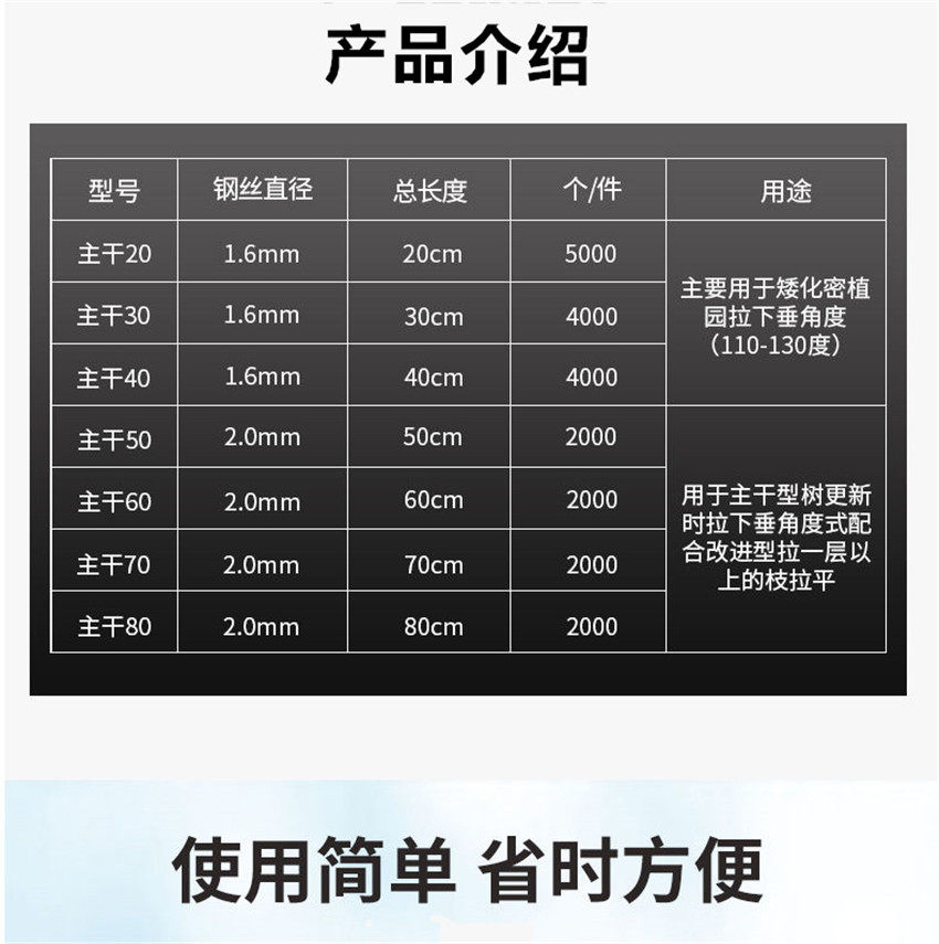 密植园果树主干型拉枝器压果园压枝拔枝器园艺工具樱桃树开角器,淘宝优惠券,粉丝福利购,淘宝优惠卷