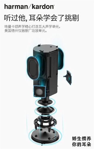 哈曼原装喇叭无源音箱2.75寸小钢炮双钕磁丝膜高音双低音振膜40w - 图2