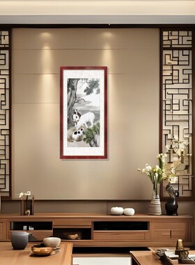 羊的画 手绘十二生肖绵羊画 跪乳图 感恩图 郎世宁三羊开泰画临摹