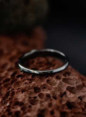 小巧开口戒指男款女可调节设计感