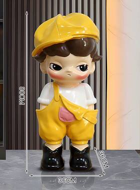 大型落地潮玩摆件存钱罐轻奢高级客厅电视柜旁家居装饰品乔迁礼