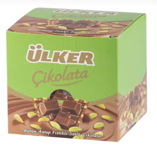土耳其ulker 开心果巧克力 进口零食 白巧 60克每块 现货 - 图1