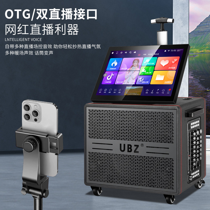 广场舞音响带视频户外专业K歌家庭卡拉OK点歌拉杆音箱KTV一体 - 图2