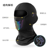 Шелковая маска для велоспорта, летний шлем, дорожный ветрозащитный шарф для рыбалки, защита от солнца