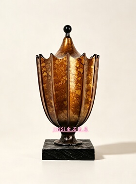 中古风法式复古树脂奖杯摆件售楼处玄关书房书柜桌面工艺品装饰品